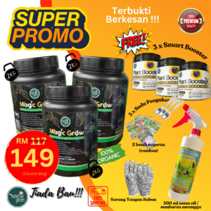 Magic Grow 3BTL Percuma FREE GIFT